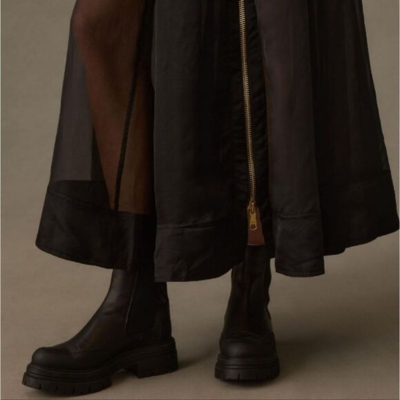 🐢 Anthropologie Sheer Parachute Skirt - Picture 8 of 8